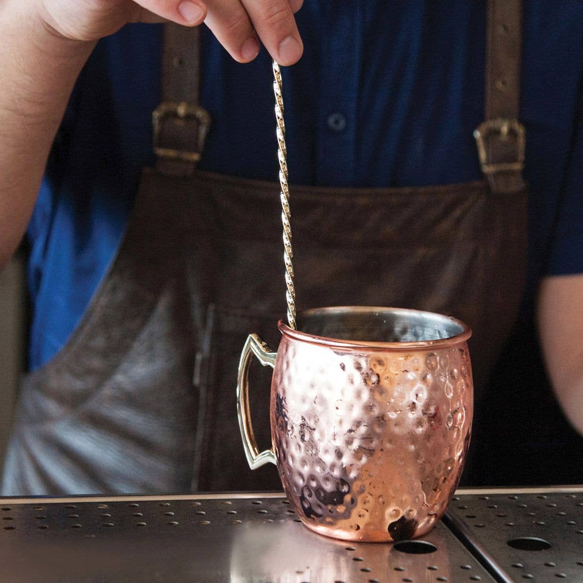 Silver Cocktail Mixing Spoon