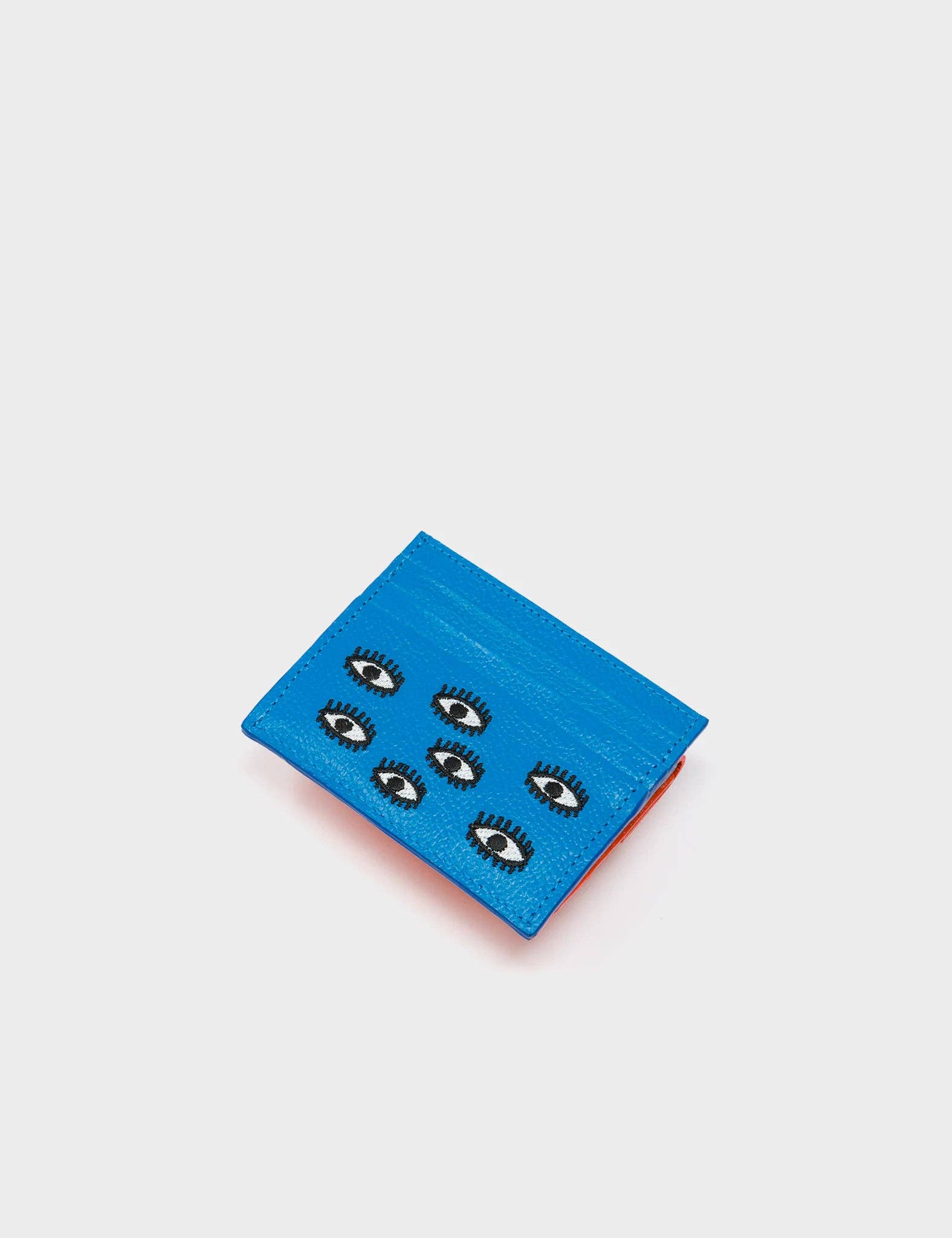 Felix Leather Cardholder:  Ibiza Blue