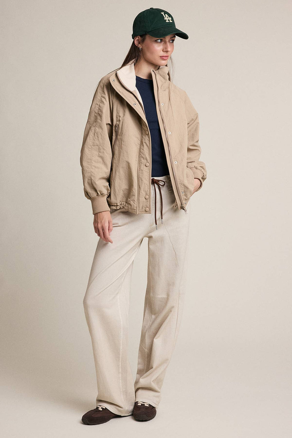 Cozy Fleece-Lined Zip & Snap Jacket