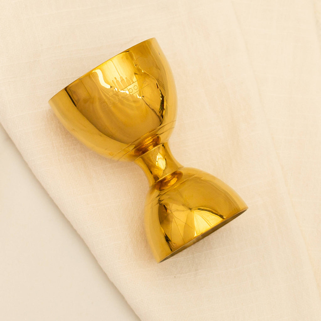 Bell Jigger - 2 ounce, Gold