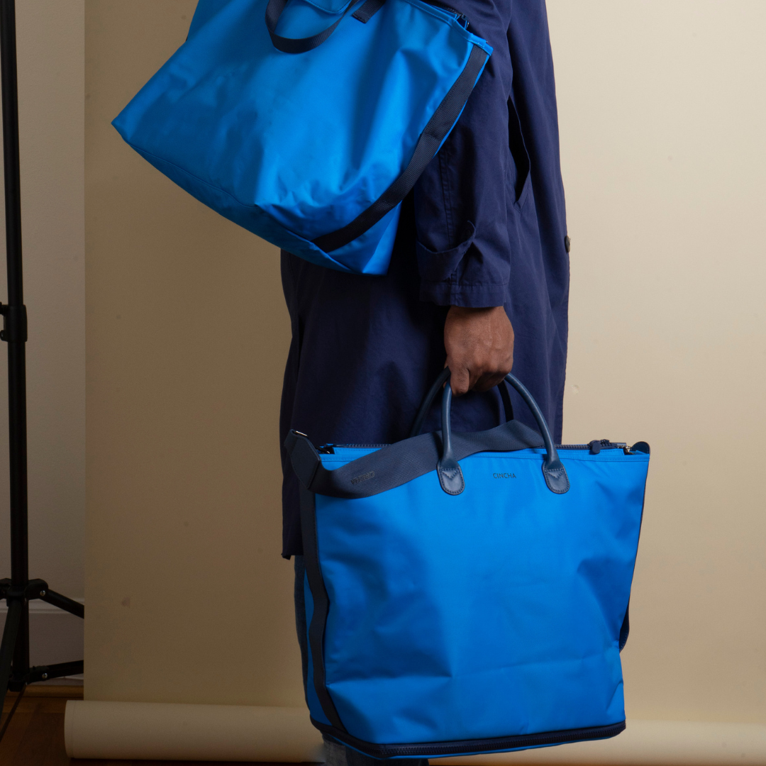 The Expandable Tote - Cerulean
