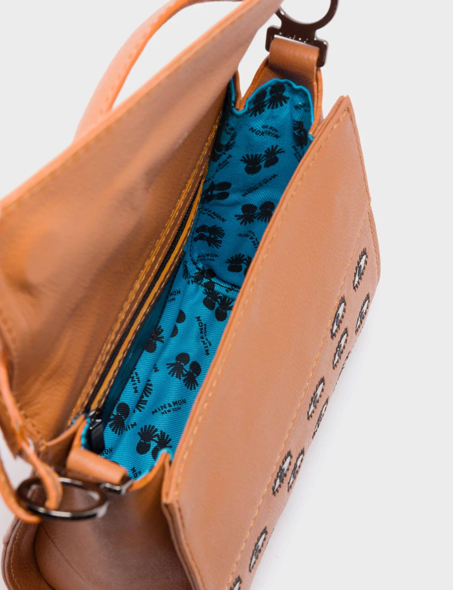 Anastasio Micro Crossbody Handbag: Caramel Leather