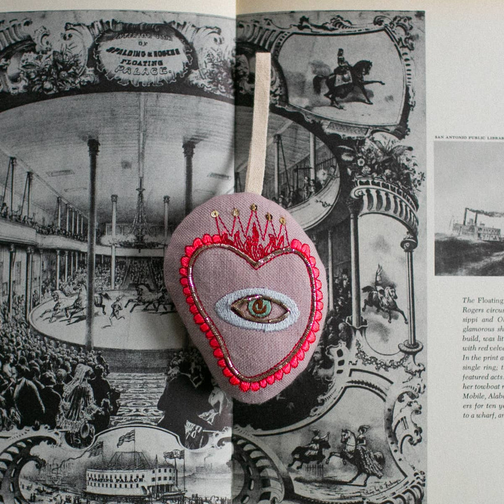 Sacred Heart - Cotton & Lavender filled Ornament