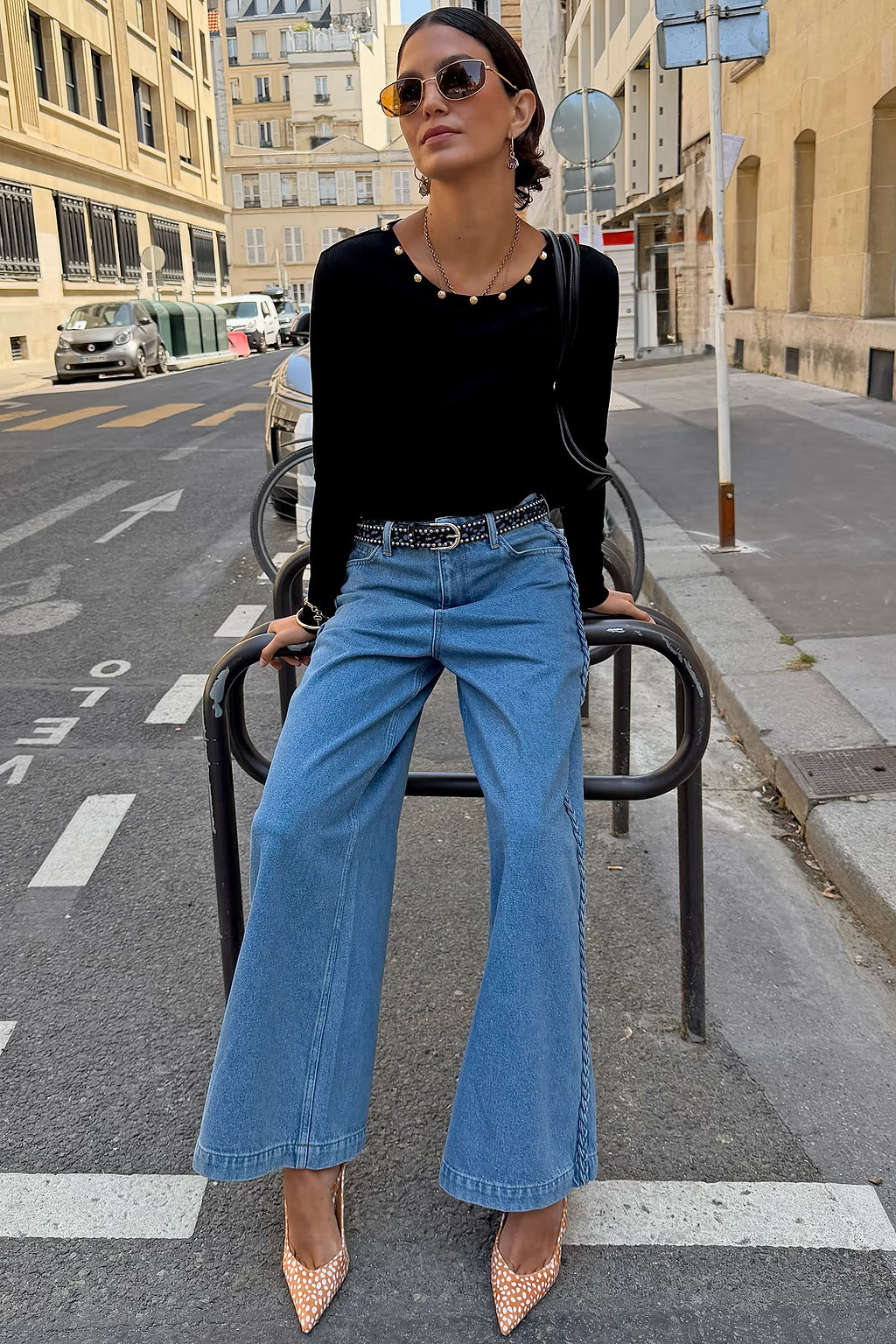 NEVER FULLY DRESSED BRAIDED JEANS