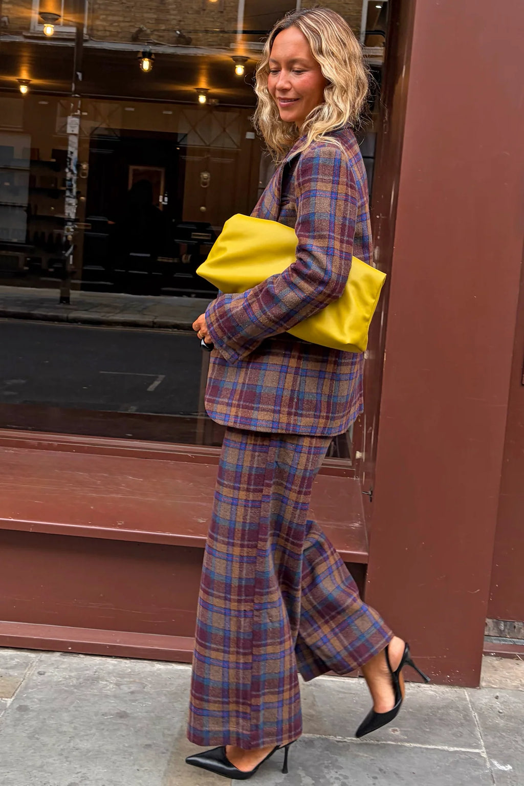 NEVER FULLY DRESSED Check Bryony Trousers