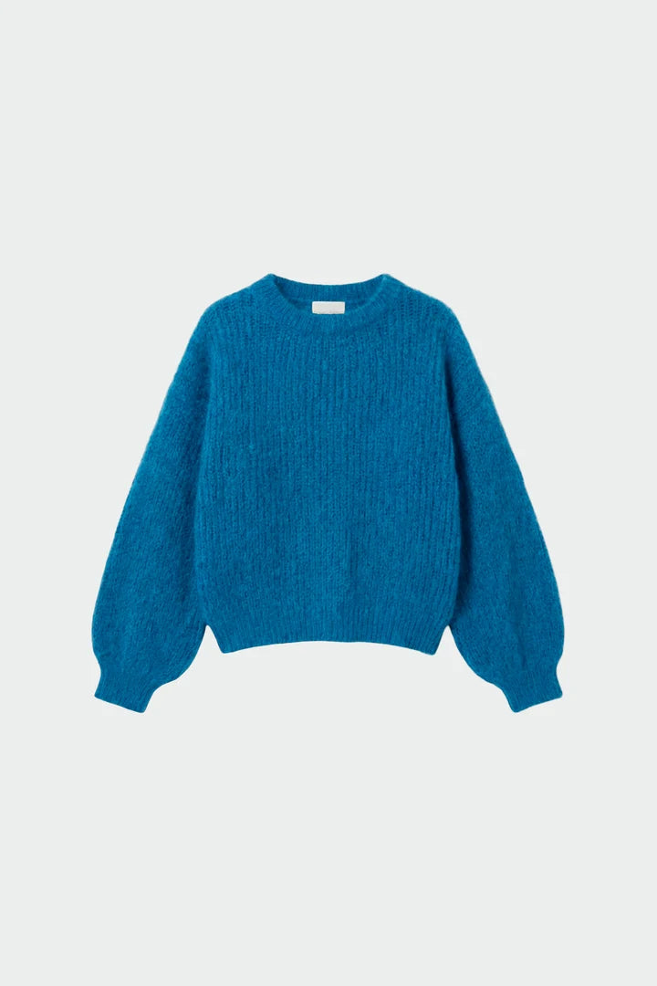 Indi & Cold Brushed-Effect Mohair Sweater