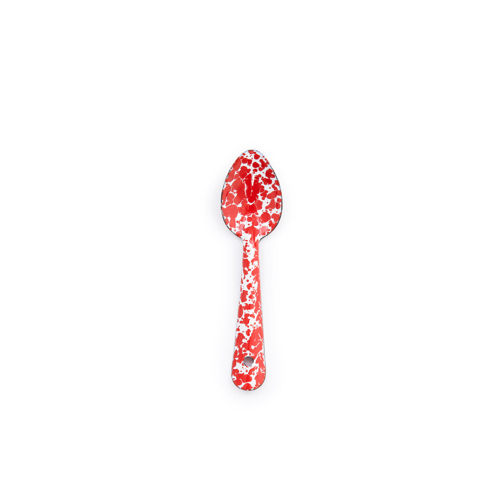 Small Enamelware Splatter spoon
