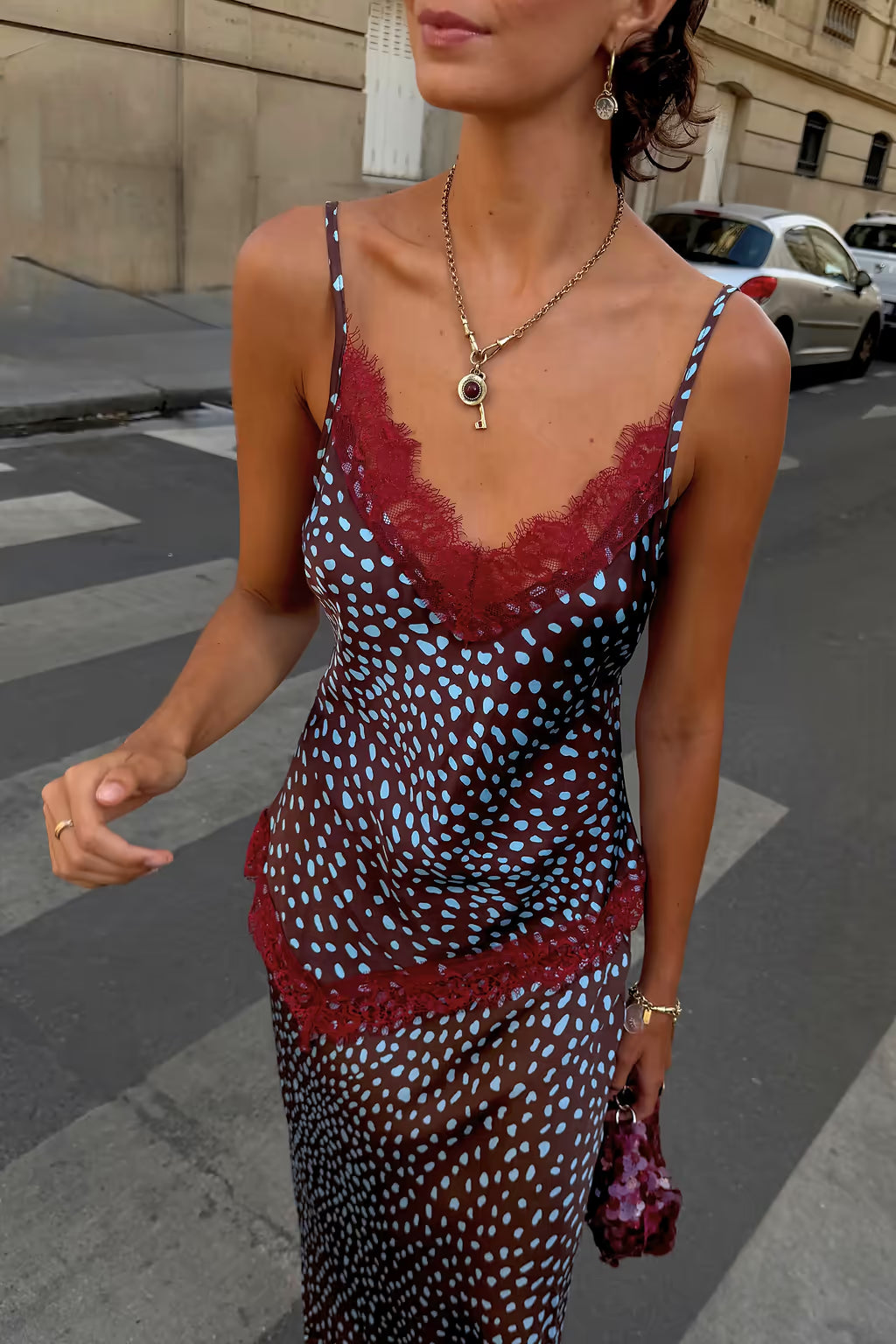 NEVER FULLY DRESSED Chocolate Deer Aurelia Top