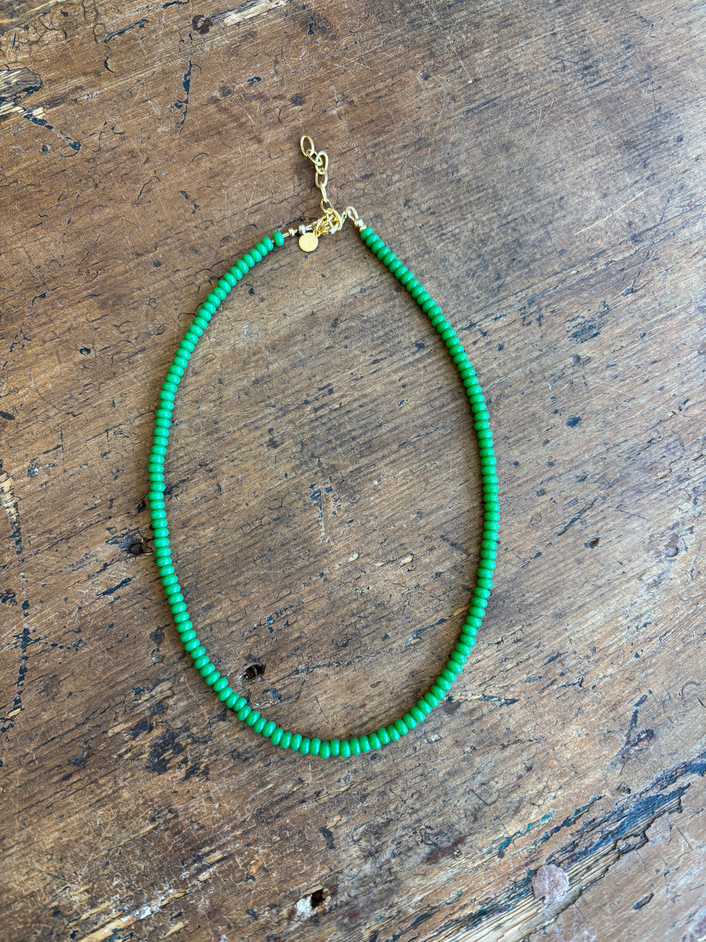 Deep Green Layering Necklace