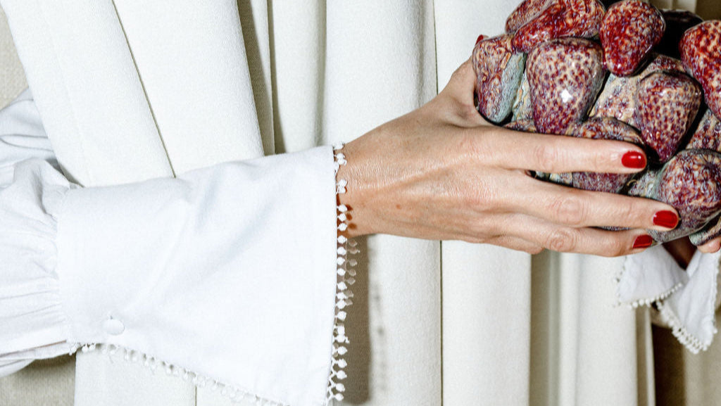 Embroidered Collar Cotton Shirt