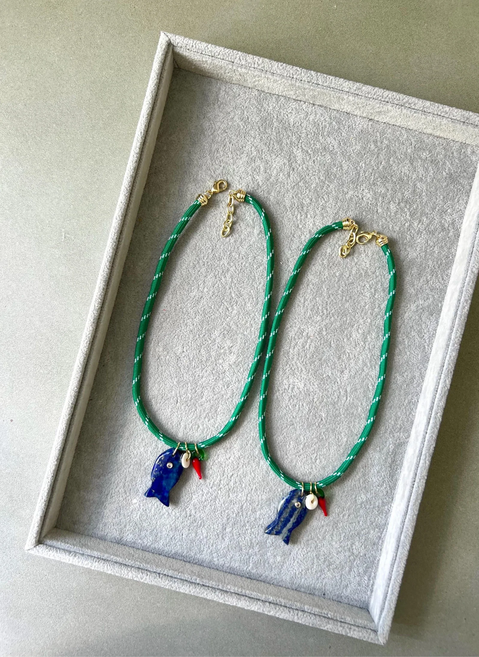 Green Fishy Necklace