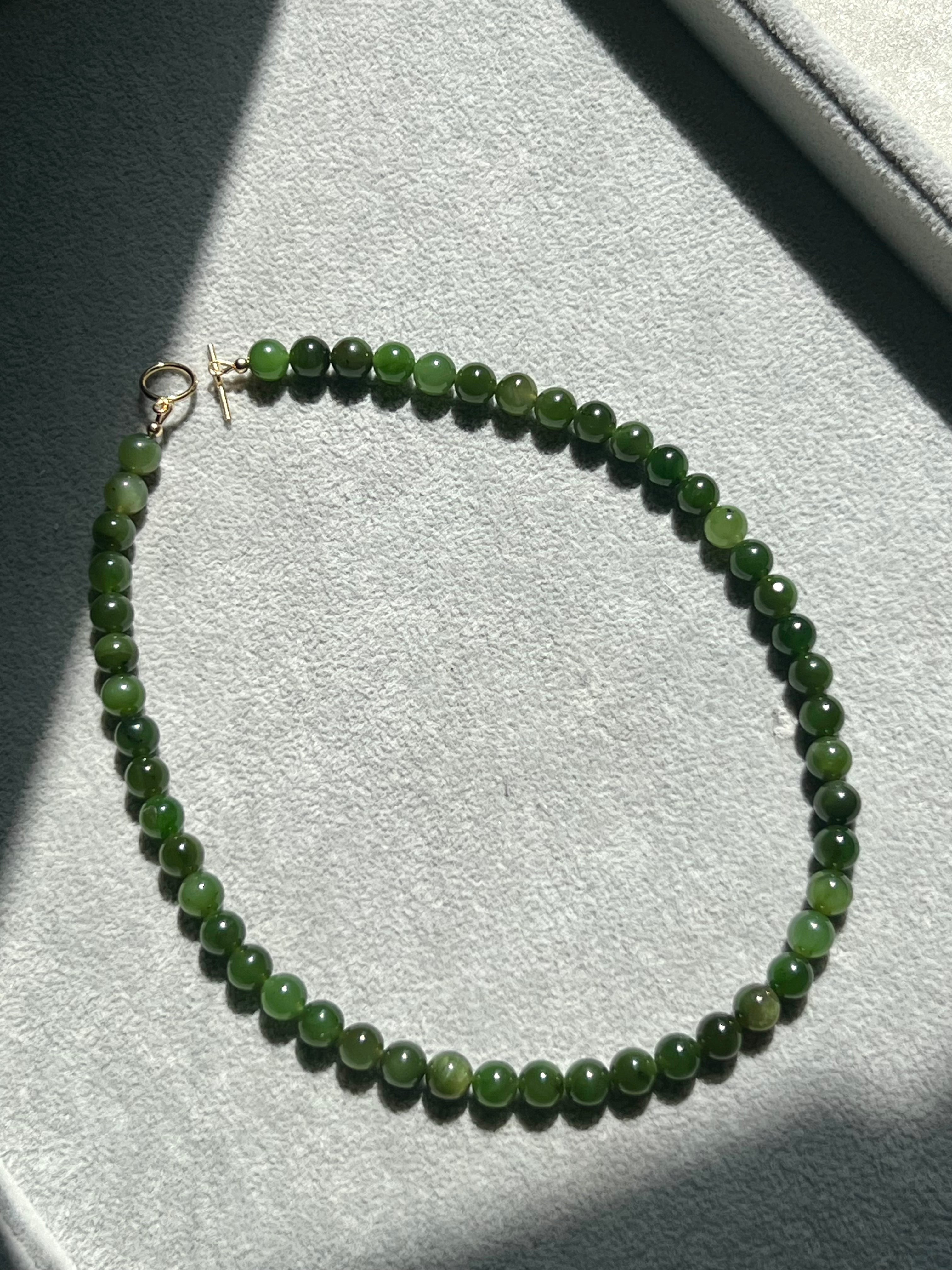 GREEN JADE NECKLACE