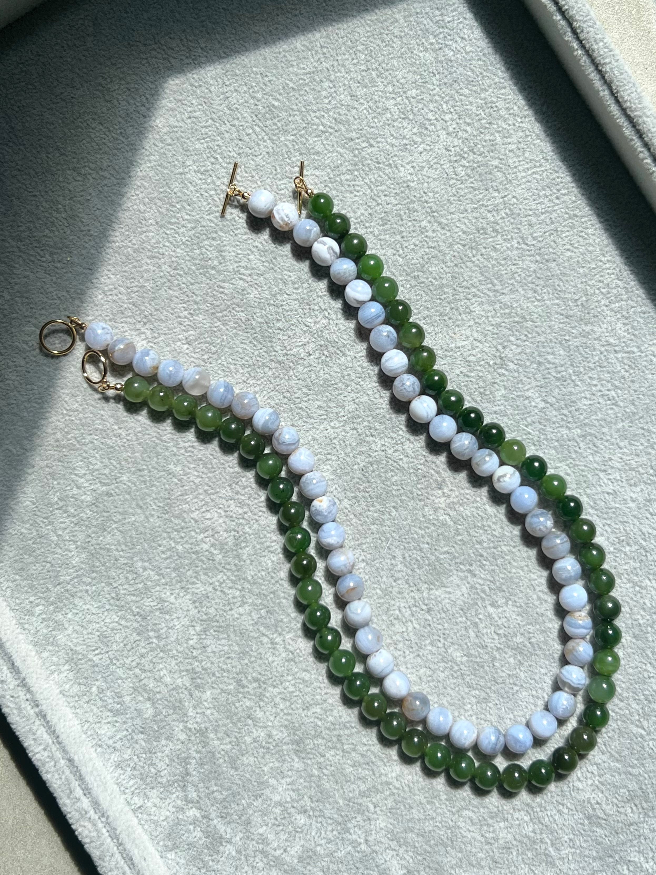 GREEN JADE NECKLACE