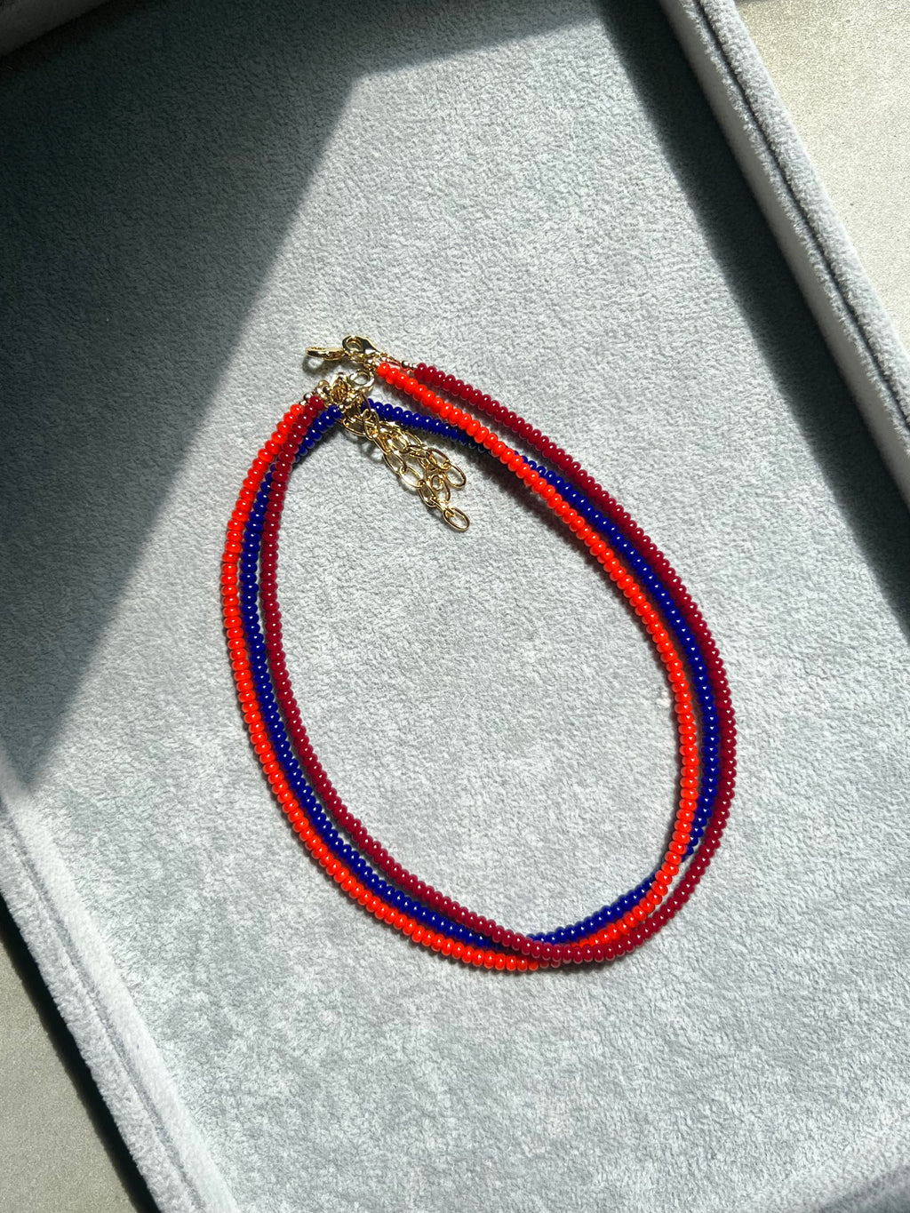 DEEP BLUE LAYERING NECKLACE