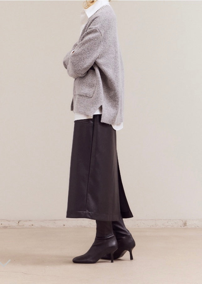 GRANDPA CARDIGAN - GREY