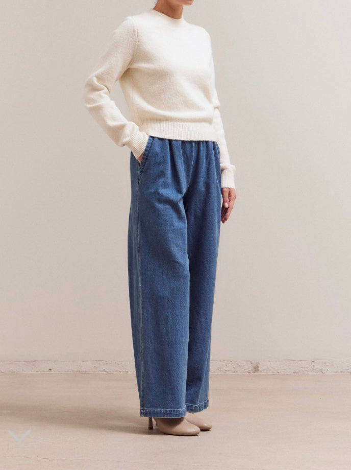 CREW NECK SWEATER - IVORY