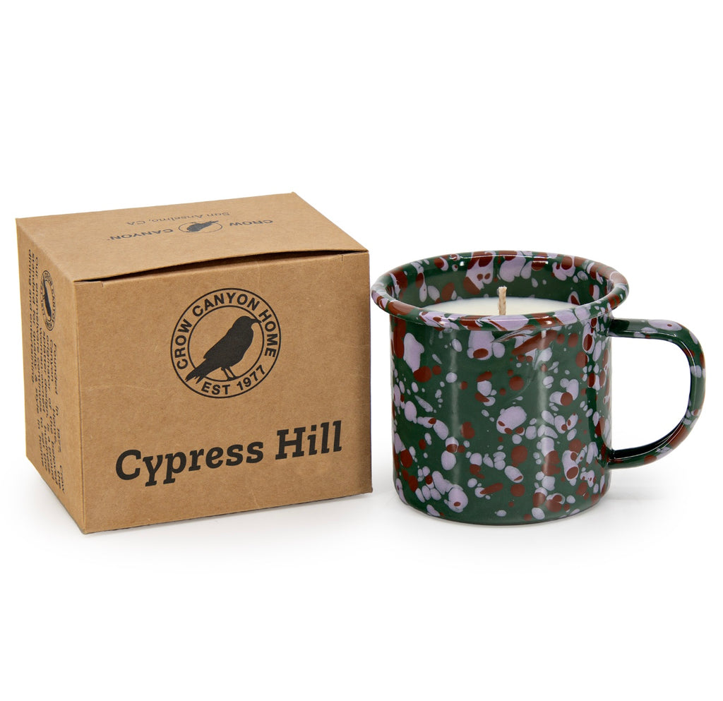CYPRESS HILL ENAMELWARE CANDLE MUG