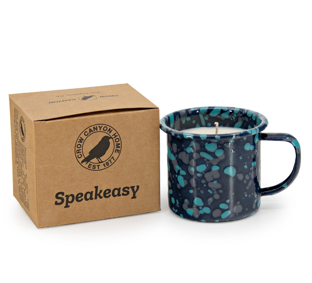 SPEAKEASY ENAMELWARE CANDLE MUG