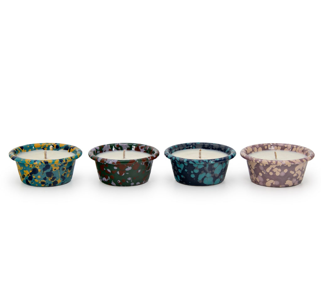 ENAMELWARE RAMEKIN CANDLES