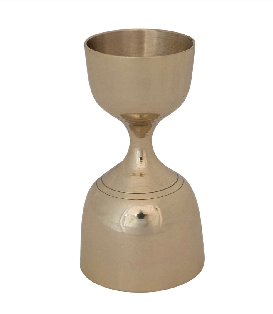 Brass cocktail jigger