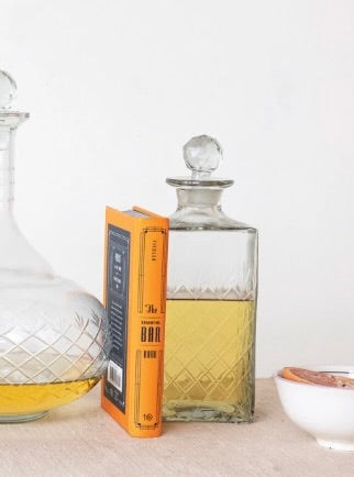 Etched Glass Decanter