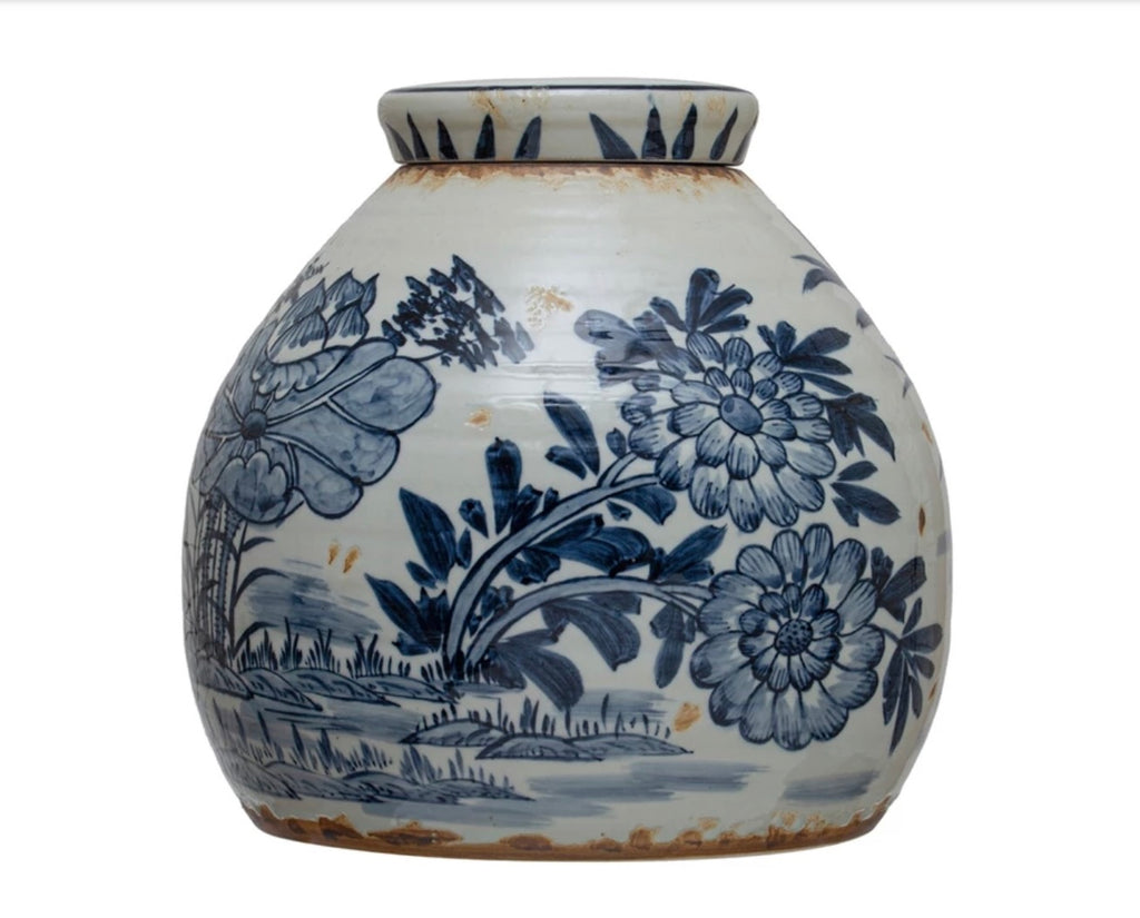 Large Ginger Jar with lid
