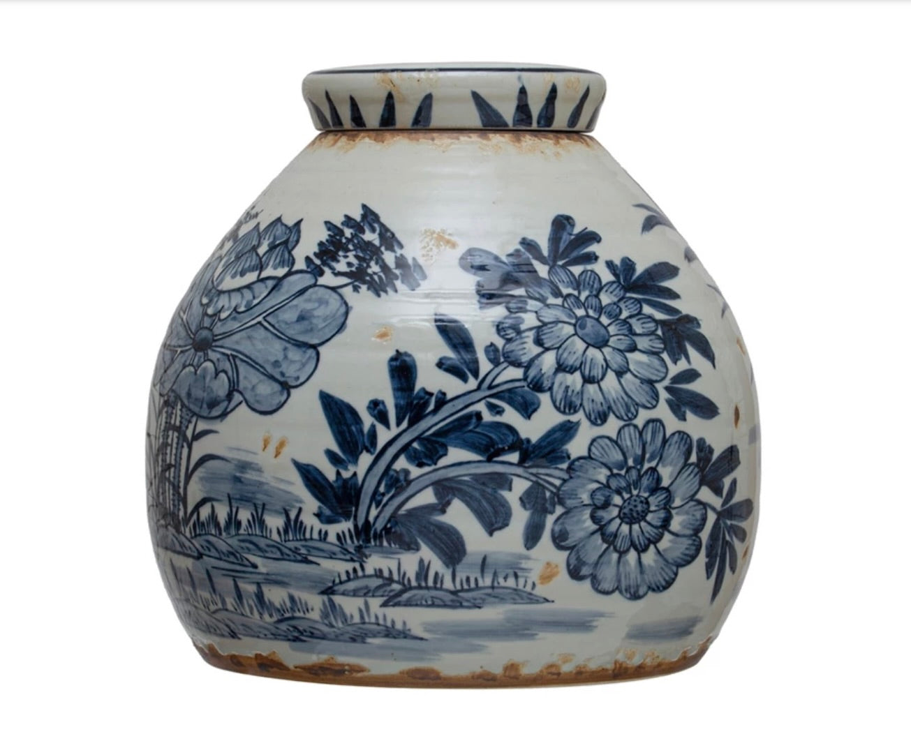 Large Ginger Jar with lid