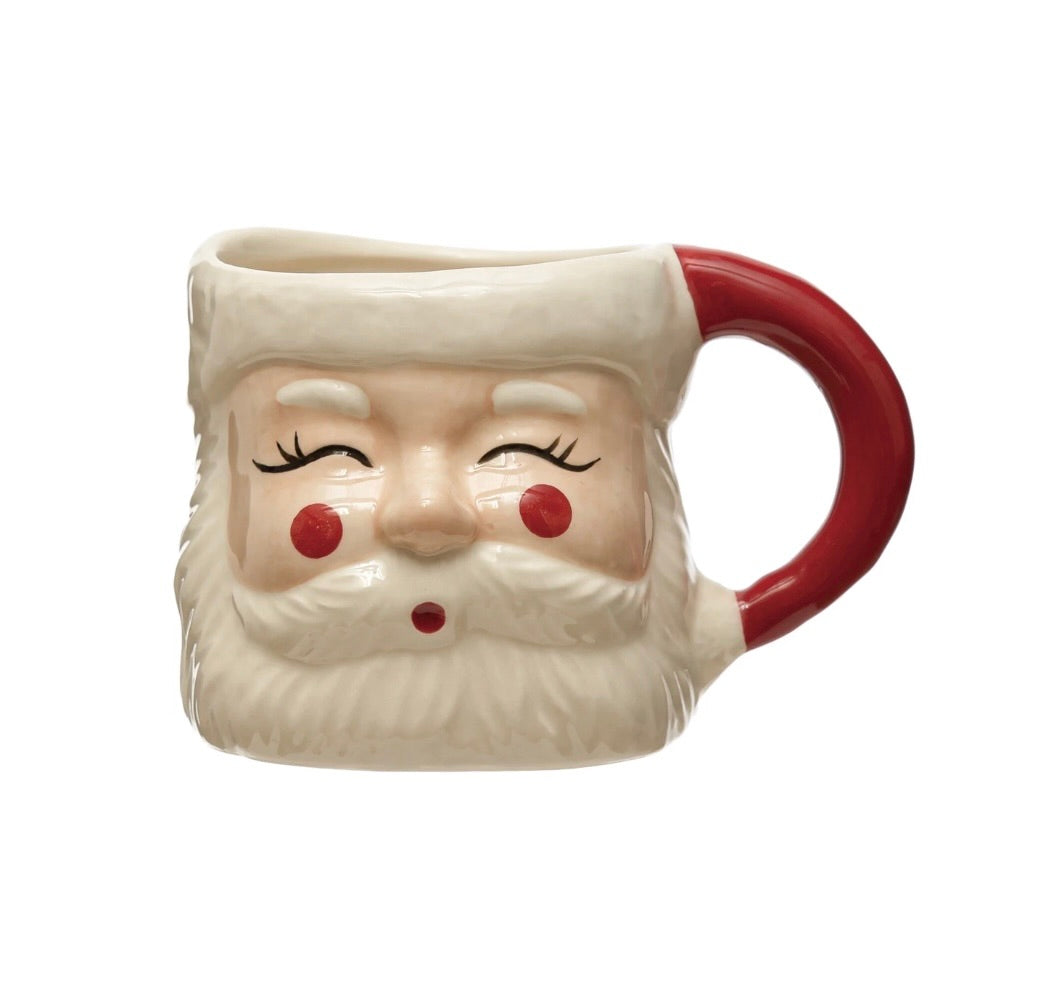 Reproduction Vintage santa mug