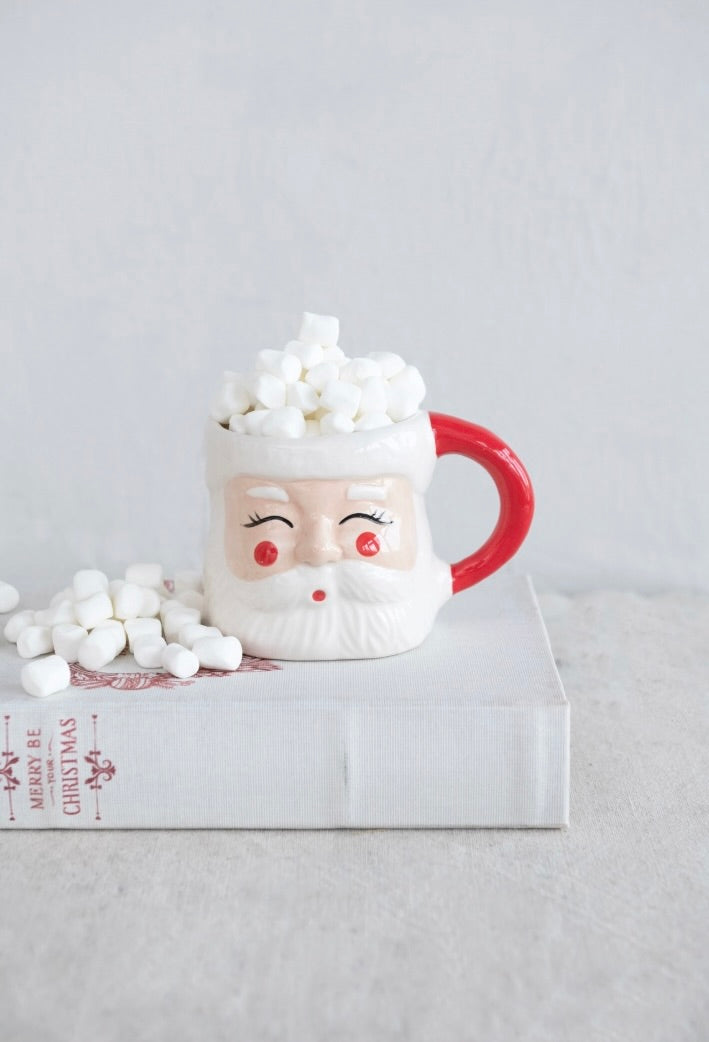 Reproduction Vintage santa mug