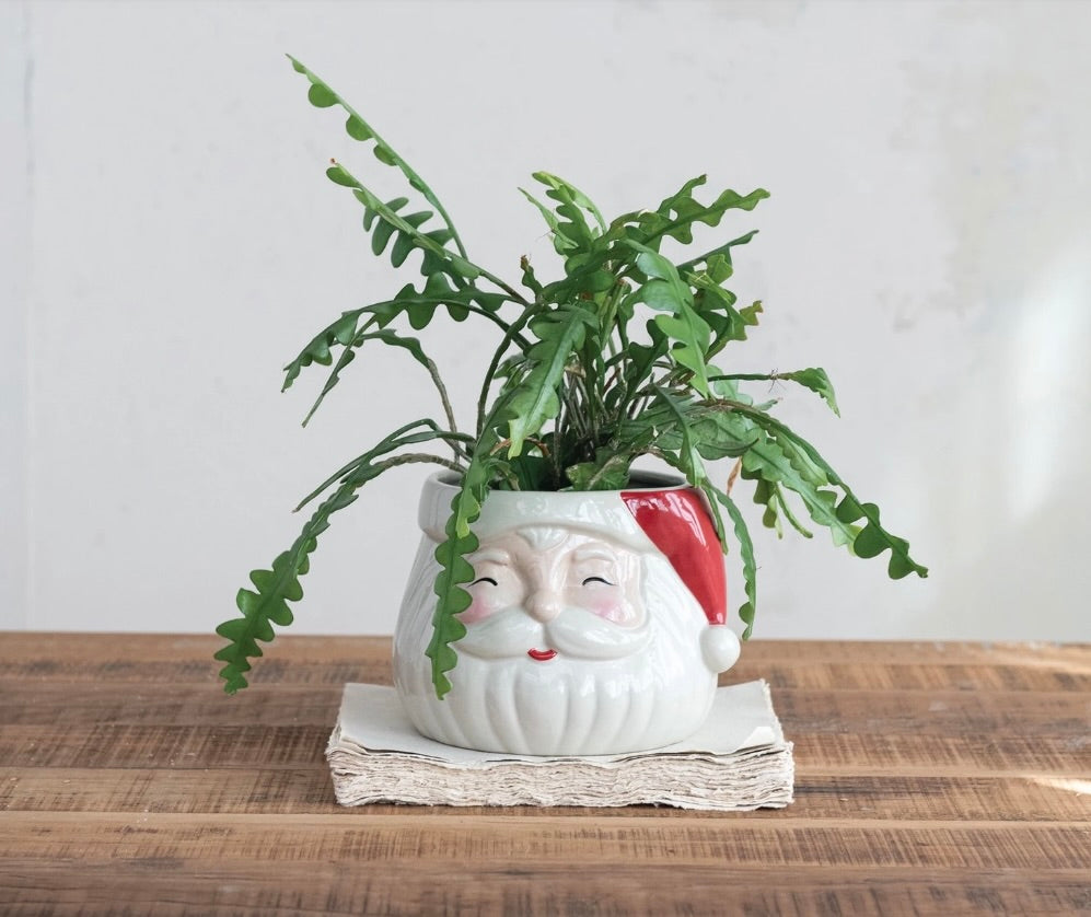 Santa planter