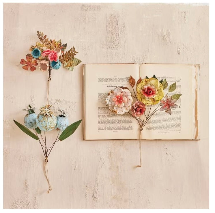 Vintage reproduction metal toleware ornament