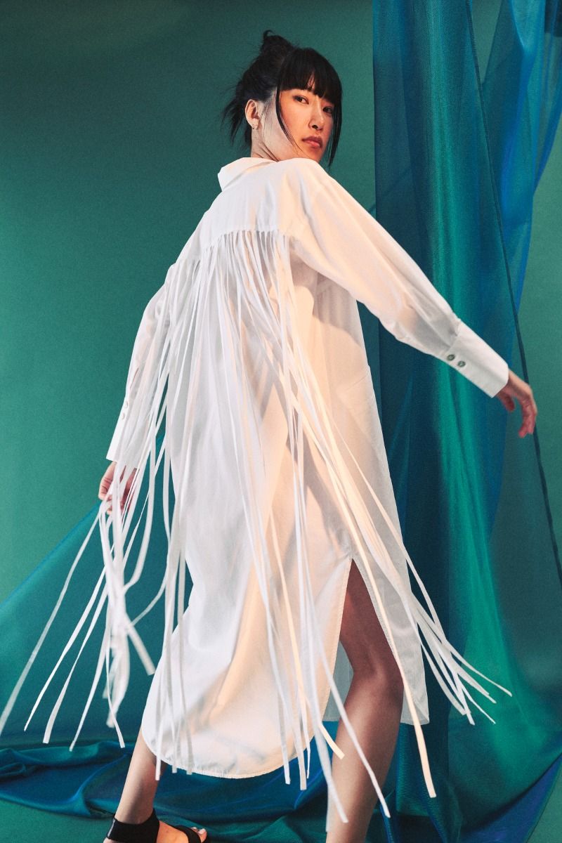 BITTE KAI RAND KAMI FRINGE SHIRTDRESS