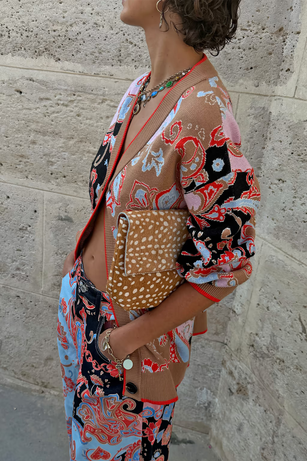 NEVER FULLY DRESSED PAISLEY MARTHA CARDIGAN