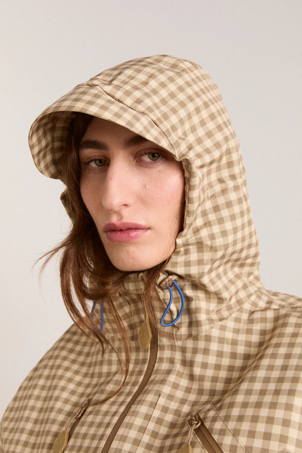 Damson Madder Matilda Raincoat - Gingham