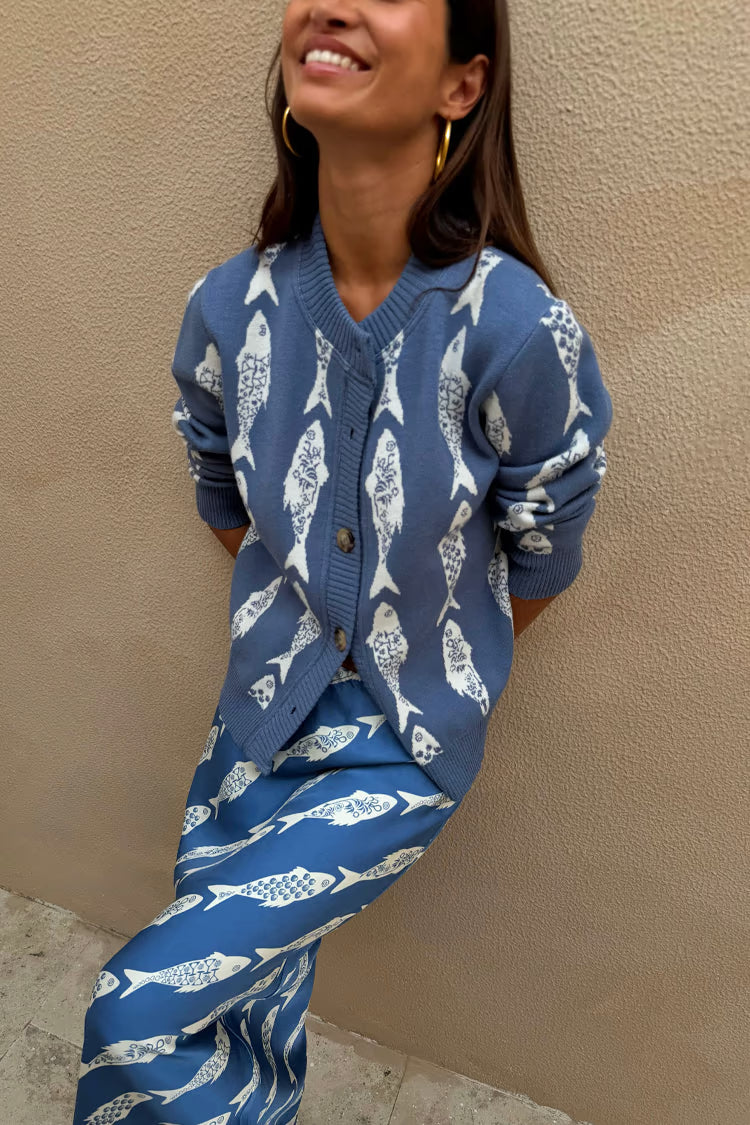 Never Fully Dressed Blue Marina Hollie Cardigan