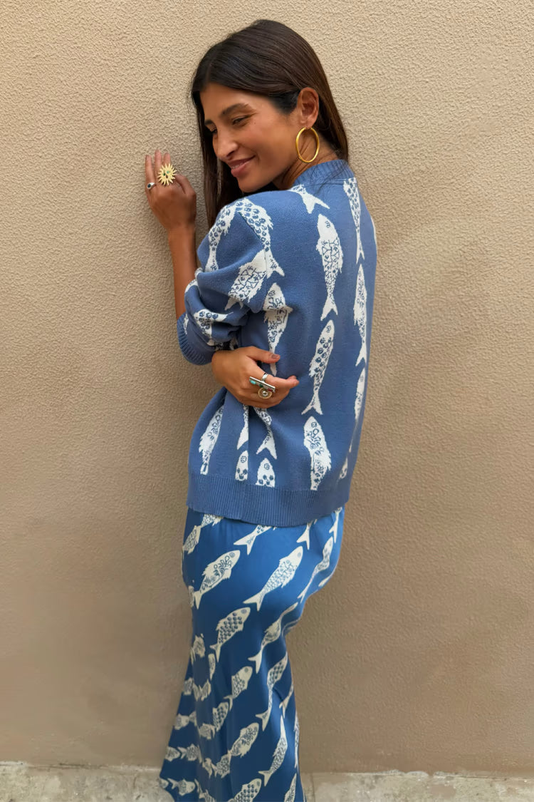Never Fully Dressed Blue Marina Hollie Cardigan