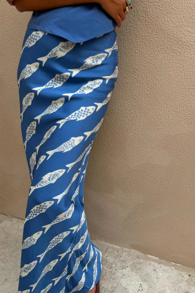 Never Fully Dressed Blue Marina Dorris Skirt