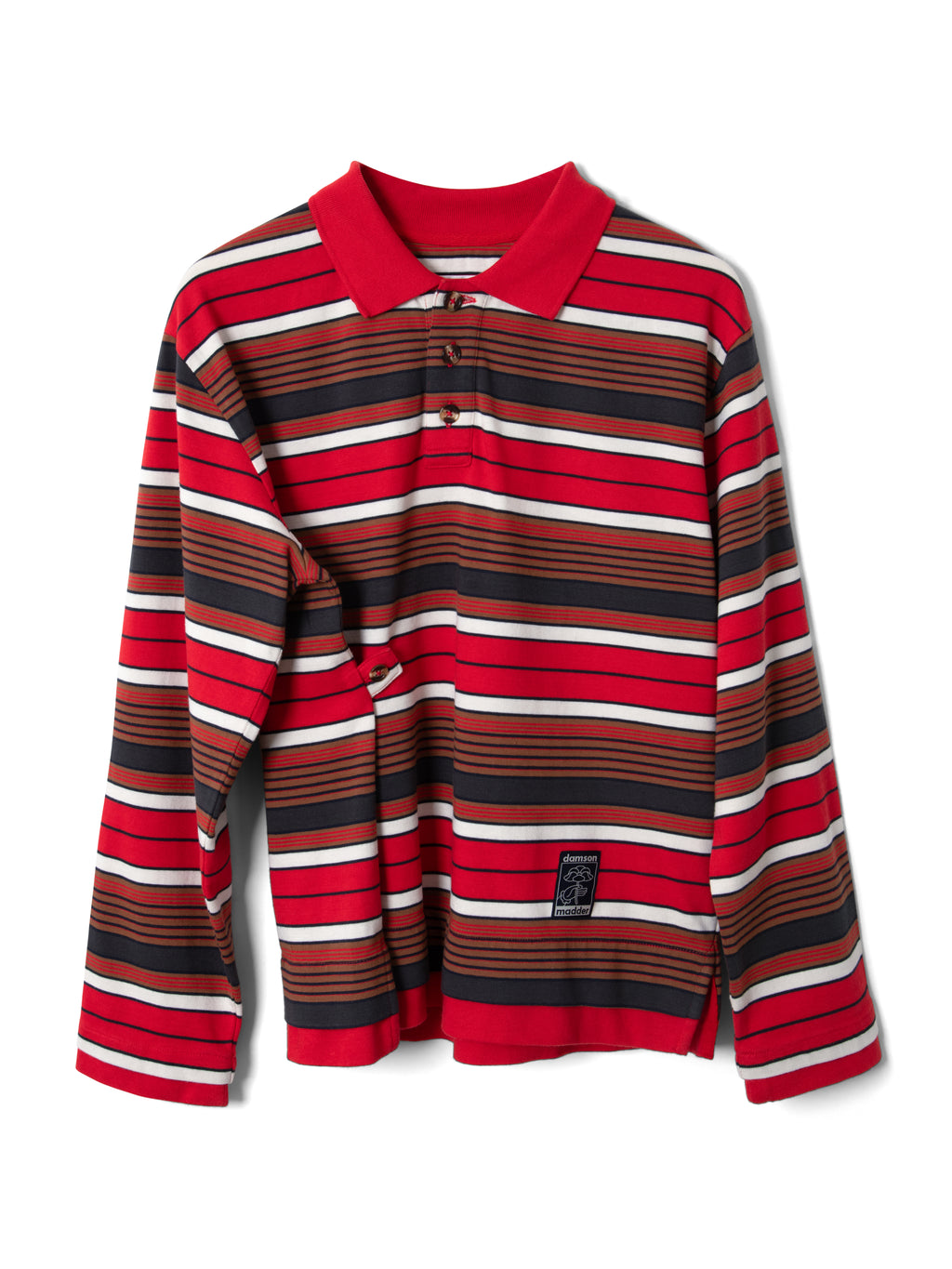 DAMSON MADDER NOAH CINCH RUGBY IN RED STRIPE