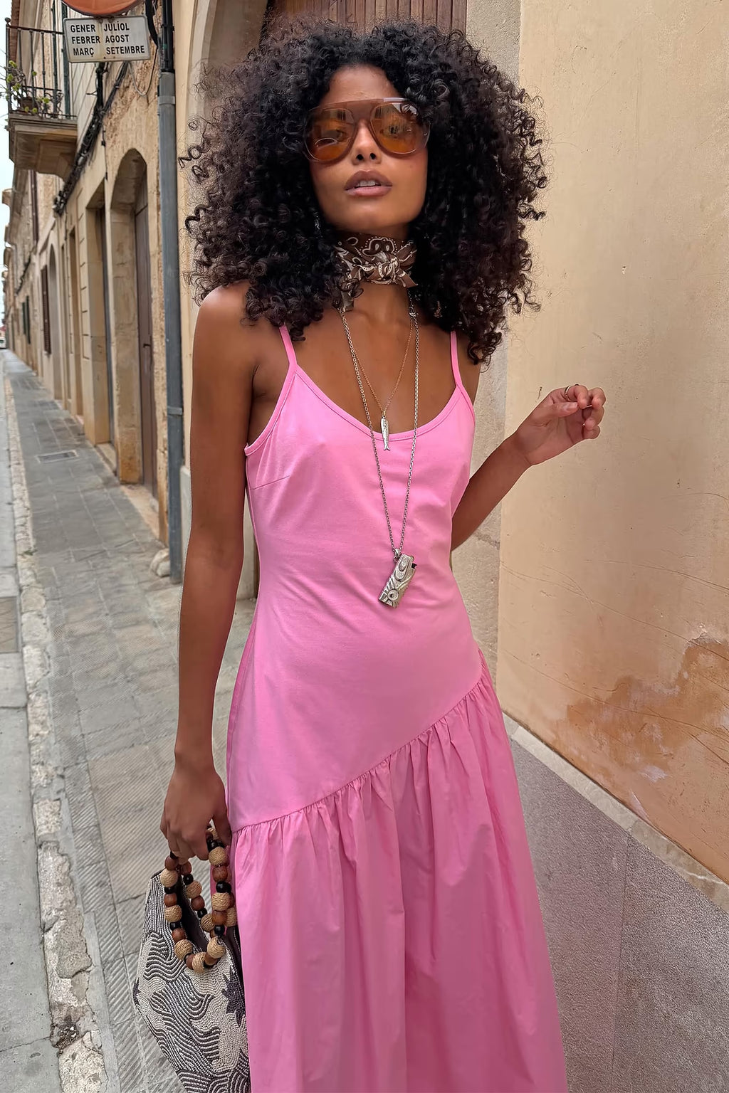 Never Fully Dressed Pink Strappy Nova Dress