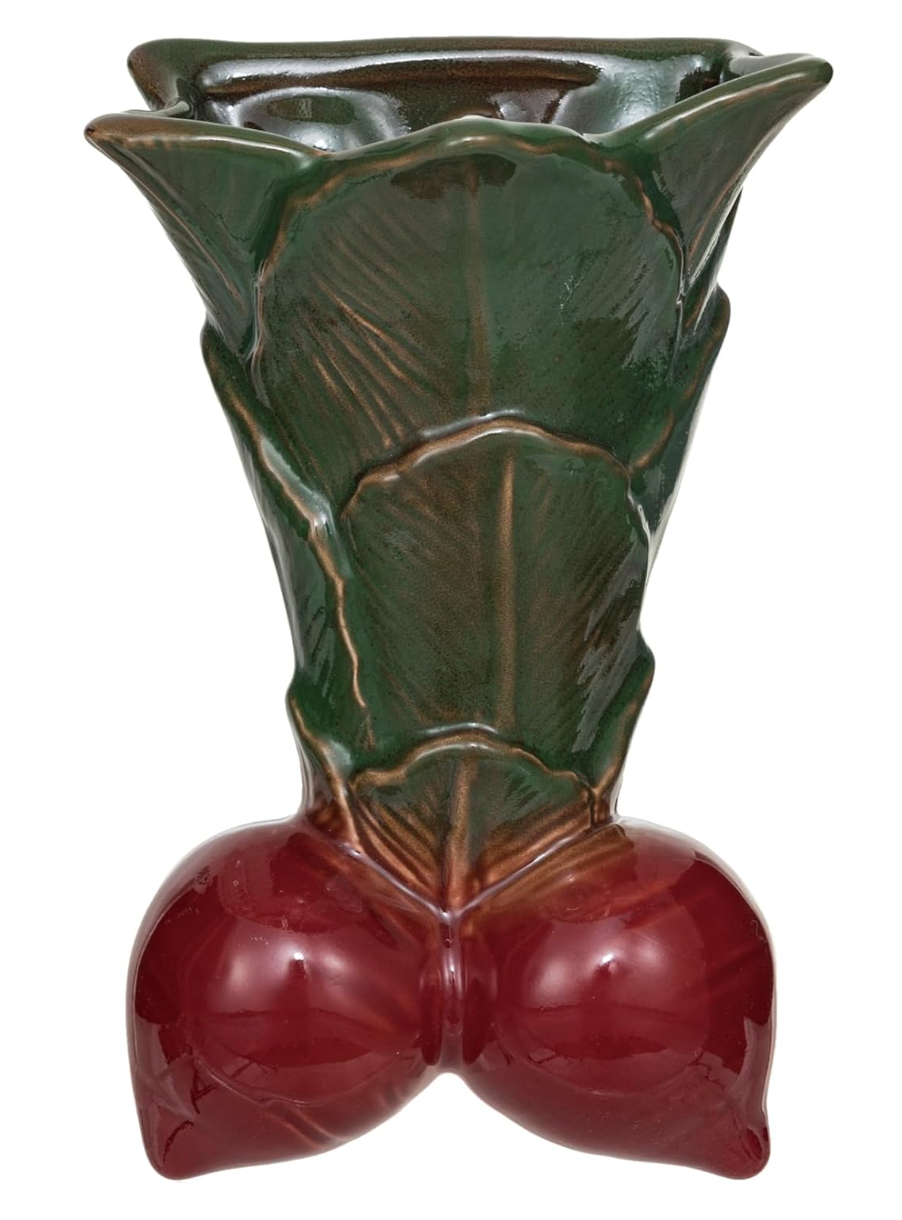 Stoneware Radish Wall Vase
