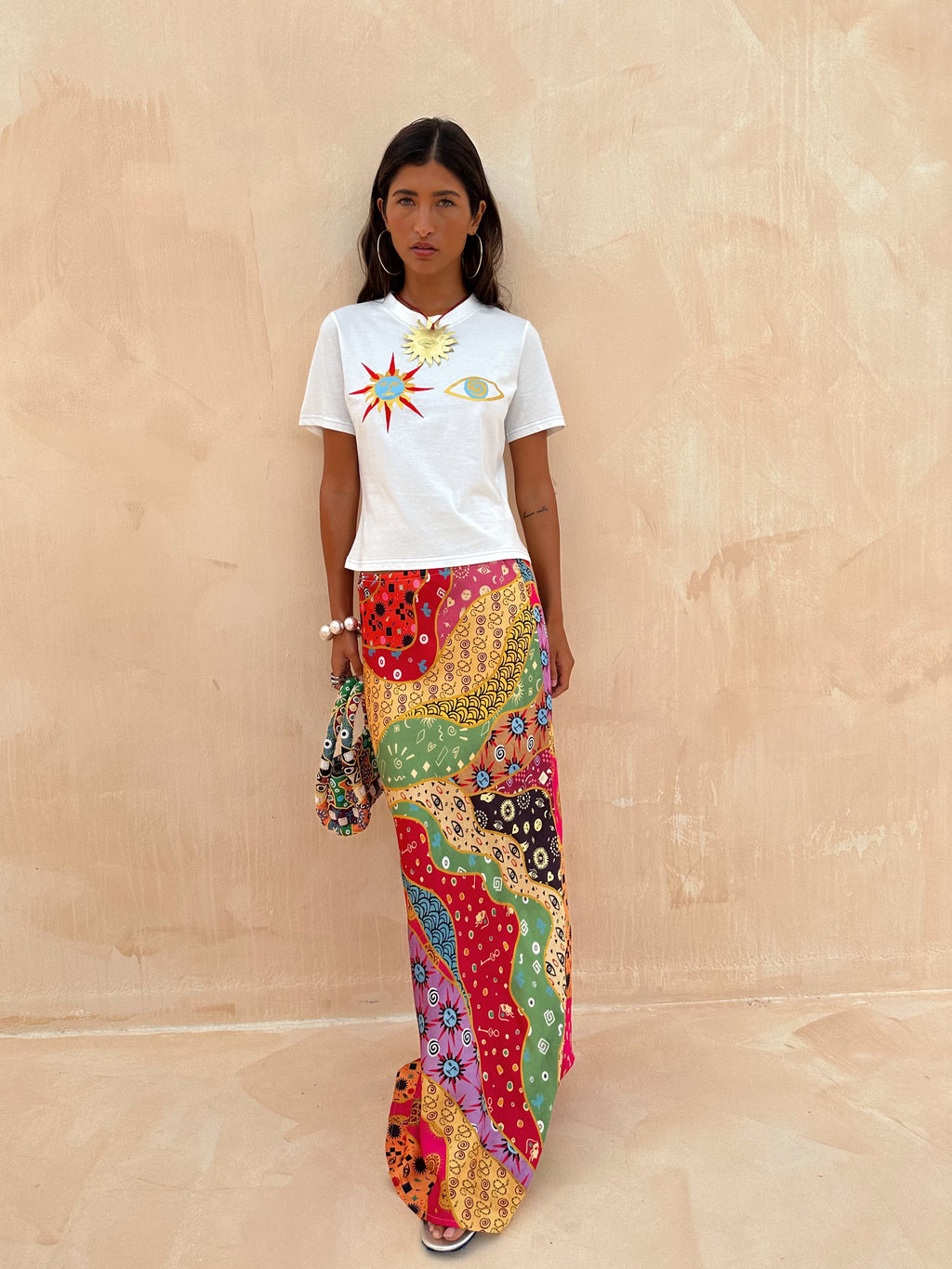 Never Fully Dressed Dorris Skirt:  Morocco Print