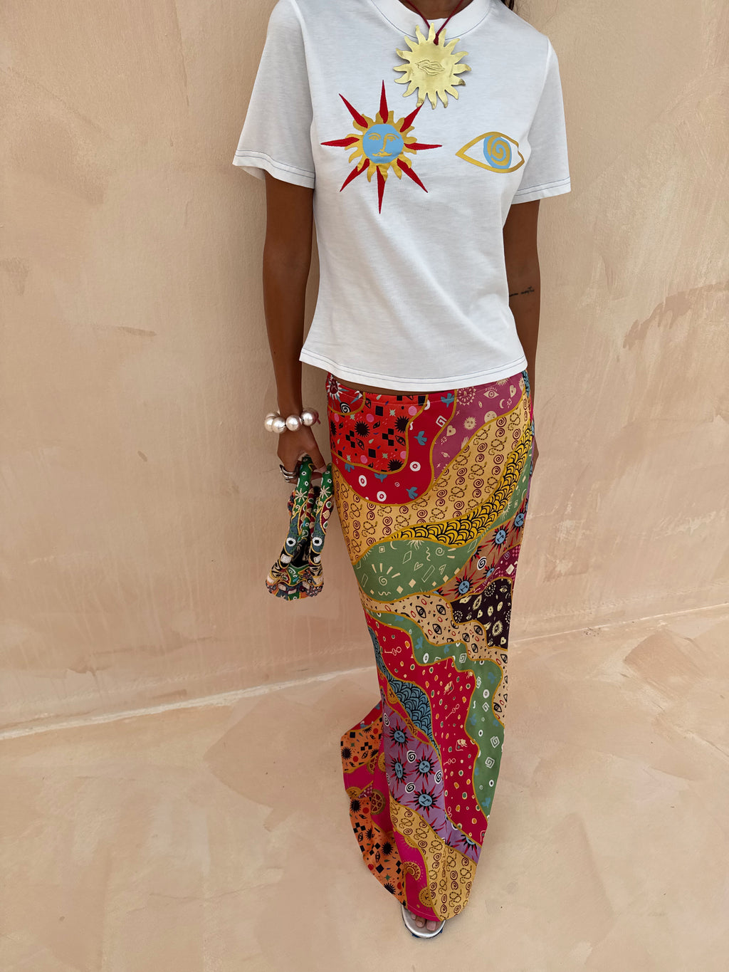 Never Fully Dressed Dorris Skirt:  Morocco Print