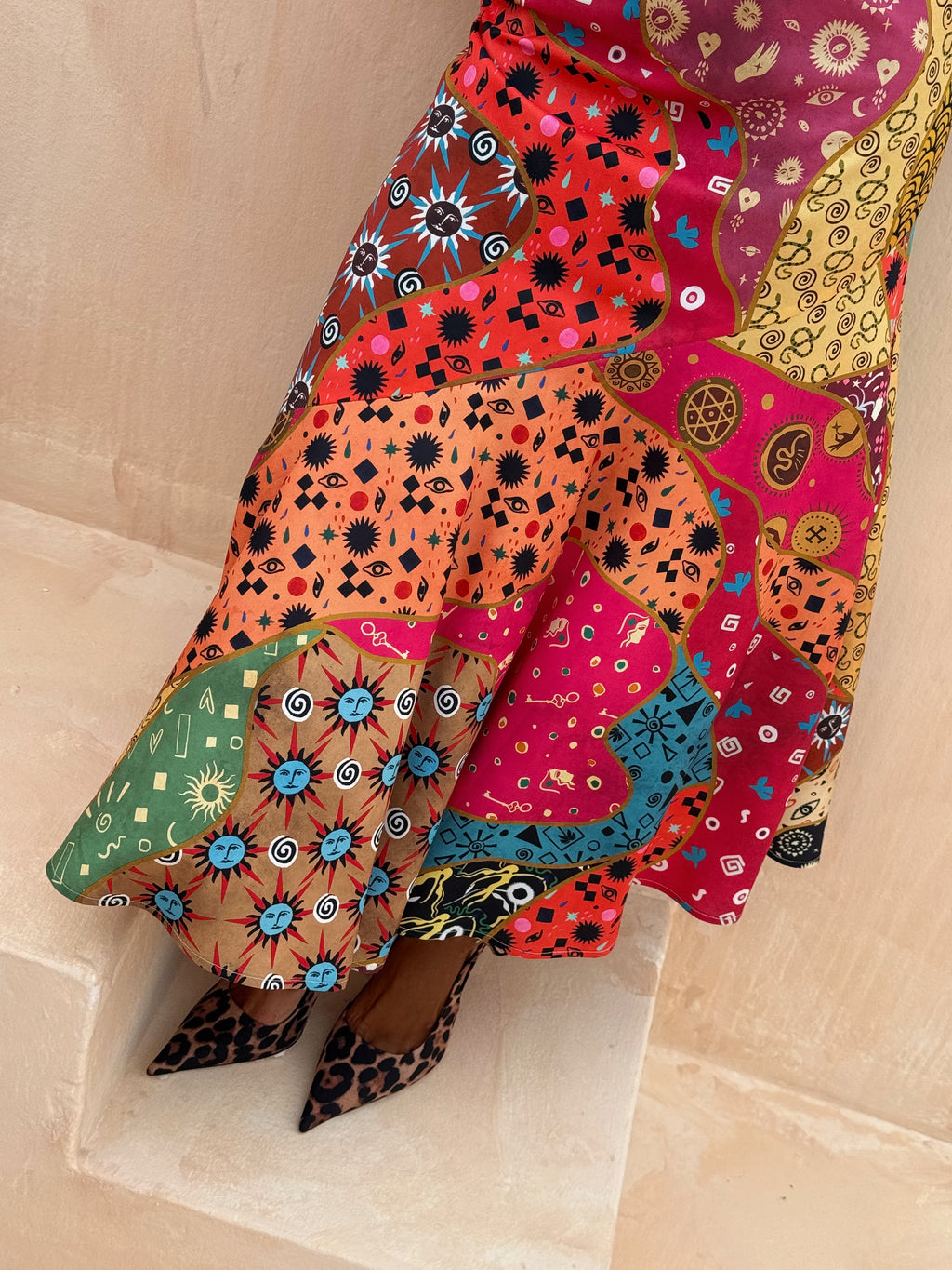 Never Fully Dressed Remi Dress:  Morocco Print