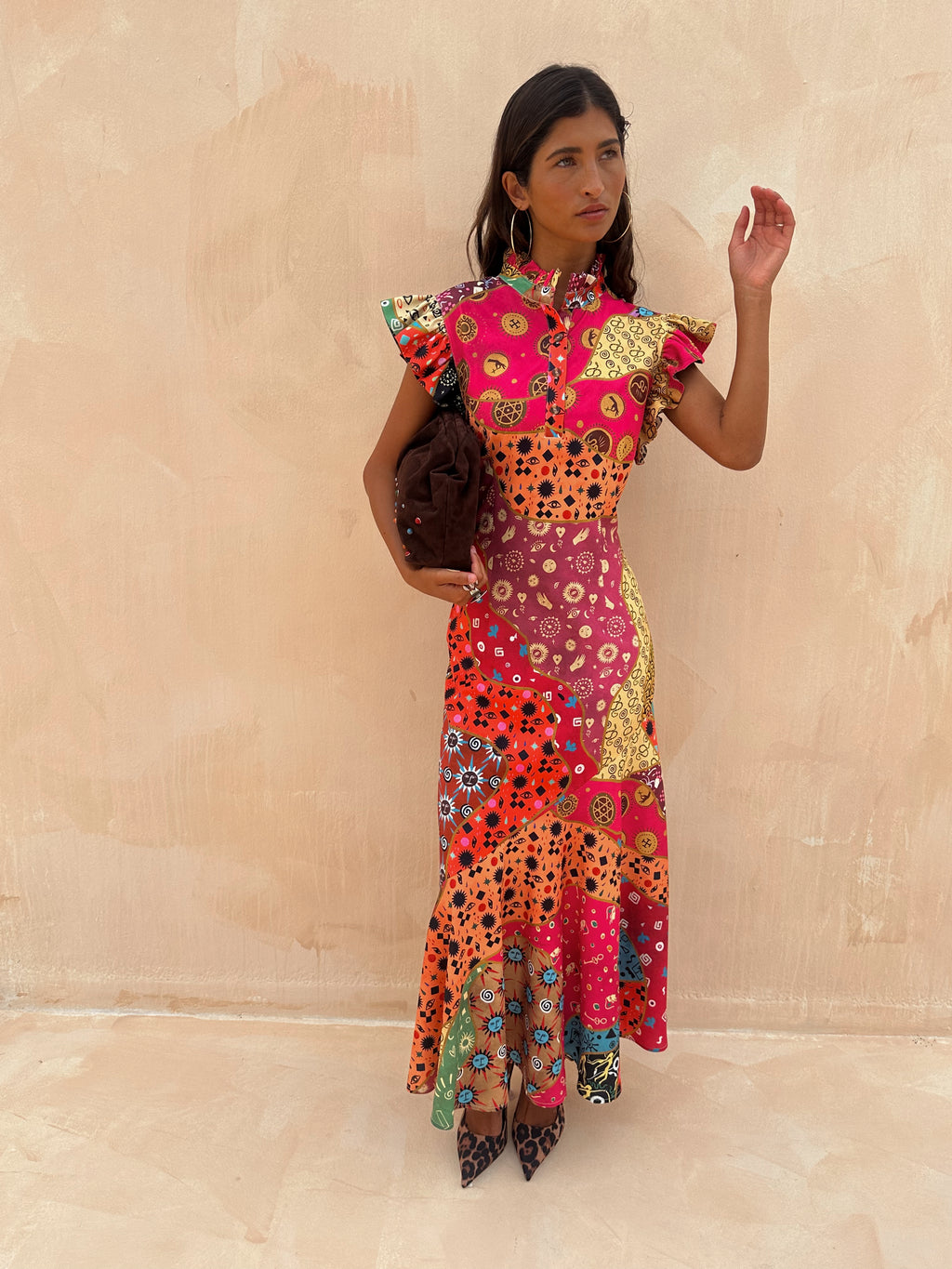 Never Fully Dressed Remi Dress:  Morocco Print