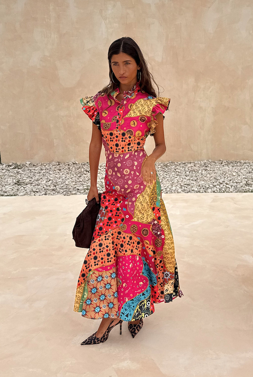 Never Fully Dressed Remi Dress:  Morocco Print