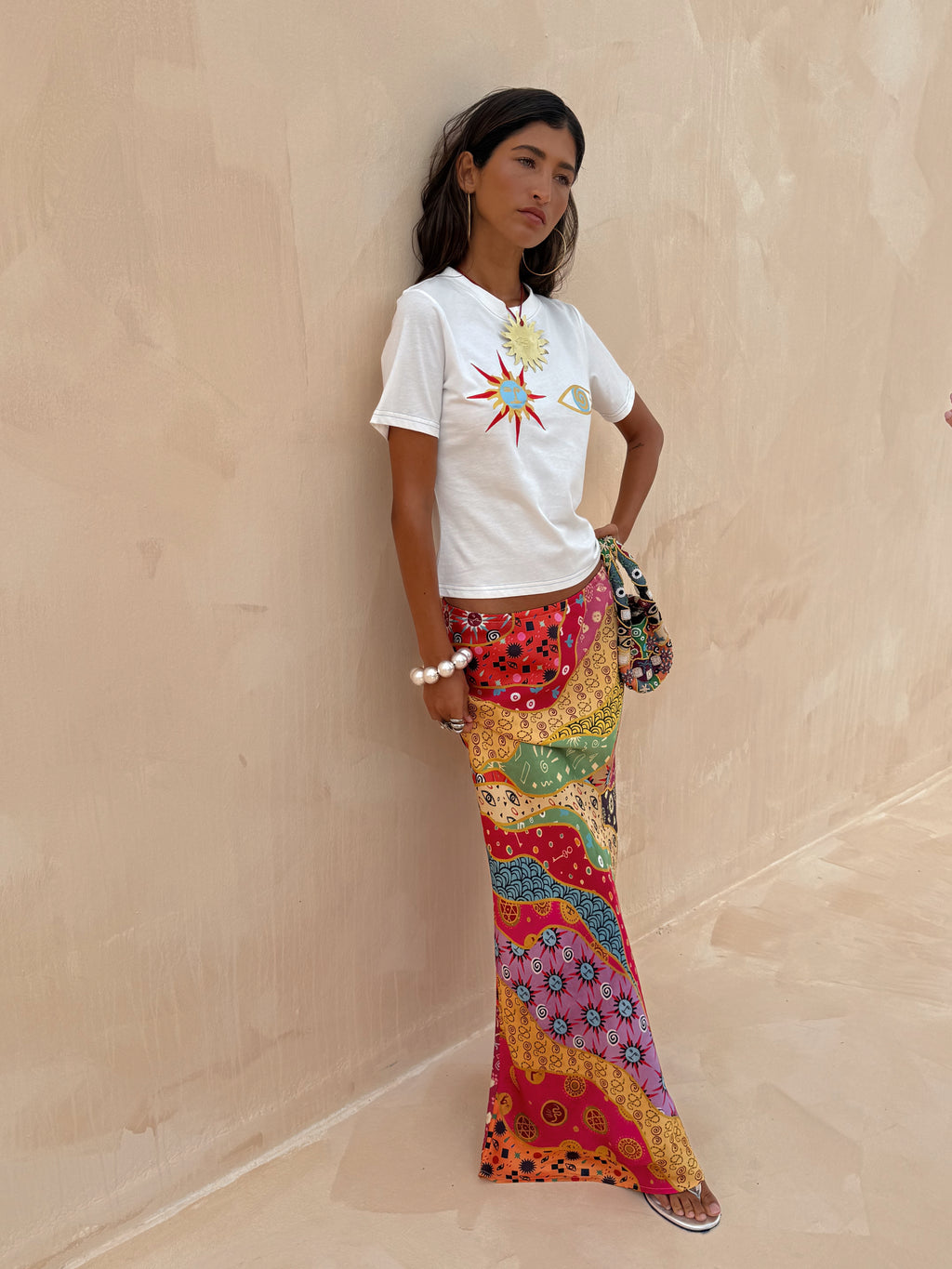 Never Fully Dressed Dorris Skirt:  Morocco Print