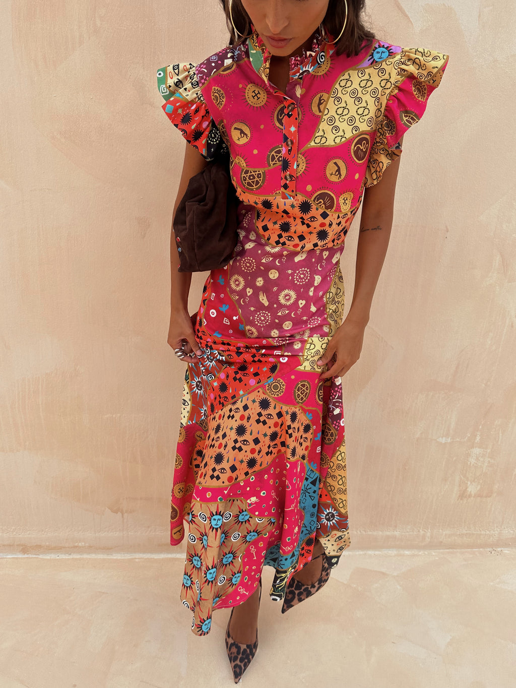 Never Fully Dressed Remi Dress:  Morocco Print