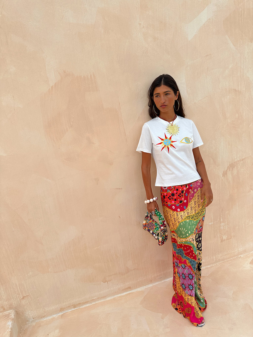 Never Fully Dressed Dorris Skirt:  Morocco Print