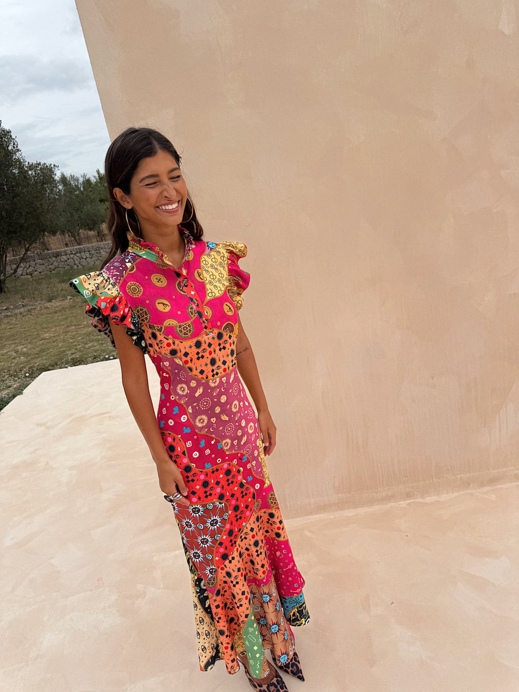 Never Fully Dressed Remi Dress:  Morocco Print