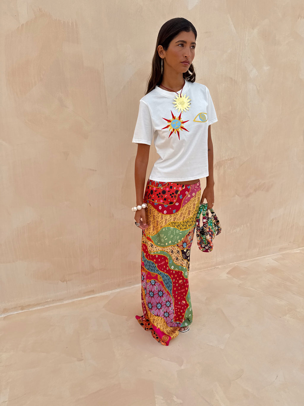Never Fully Dressed Dorris Skirt:  Morocco Print